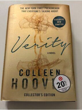 Verity By Colleen Hoover Collectors Edition Hardcover With Exclusive New Chapter